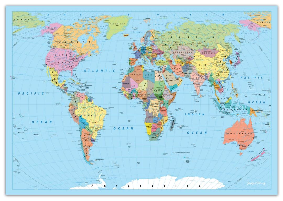 mapa swiata